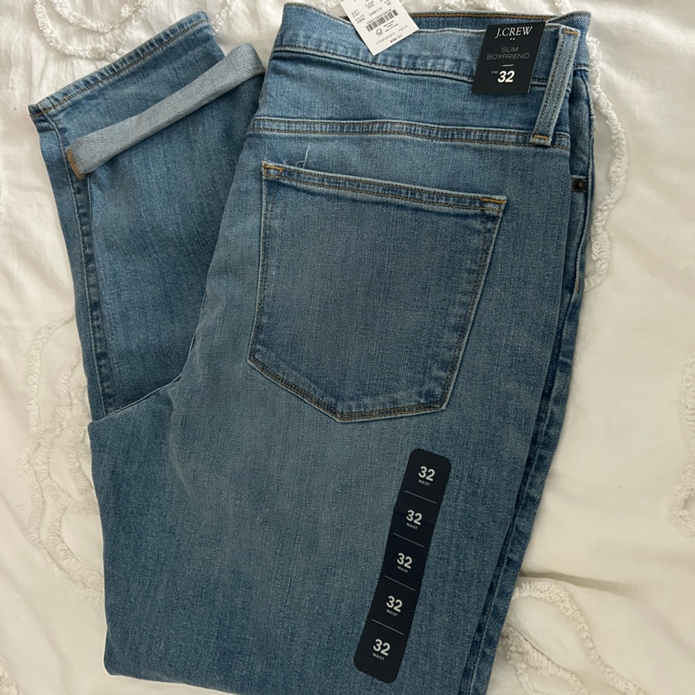 J. Crew sz 32 slim boyfriend, NWT